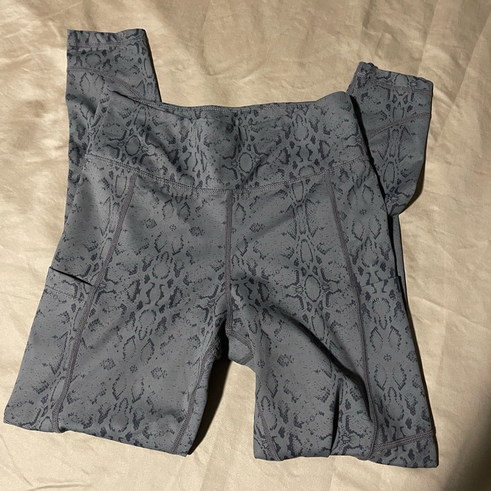 CNC Gray Print Leggings